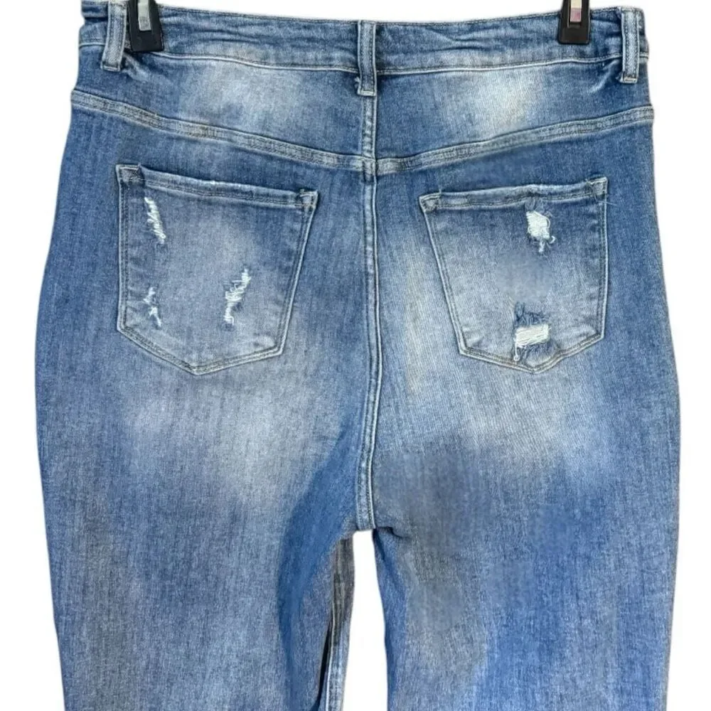 Risen High Rise Boyfriend Jeans Size 1XL